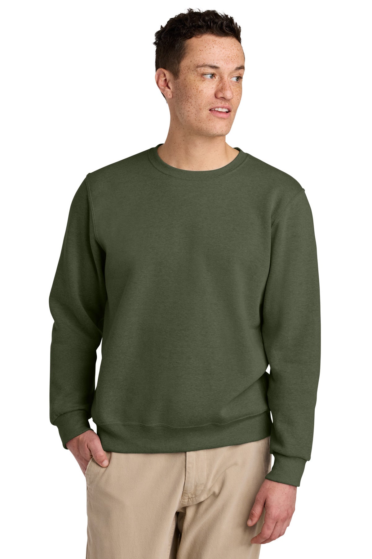 701M-MilitaryGreenHeather-2XL