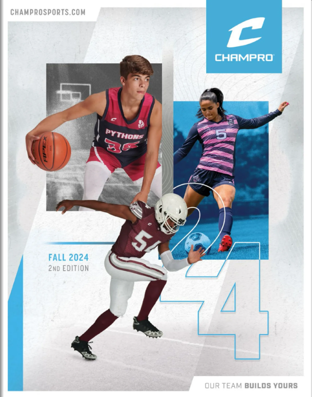 Champro Catalog Cover from Fall 2024 2nd Edition.