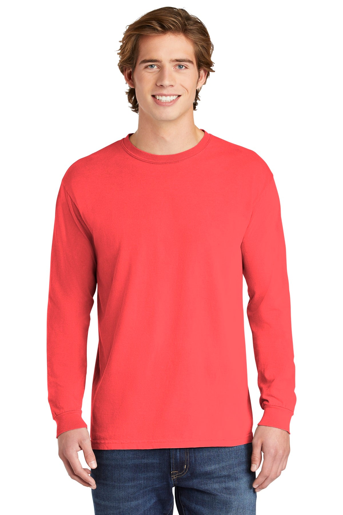 6014-NeonRedOrange-S