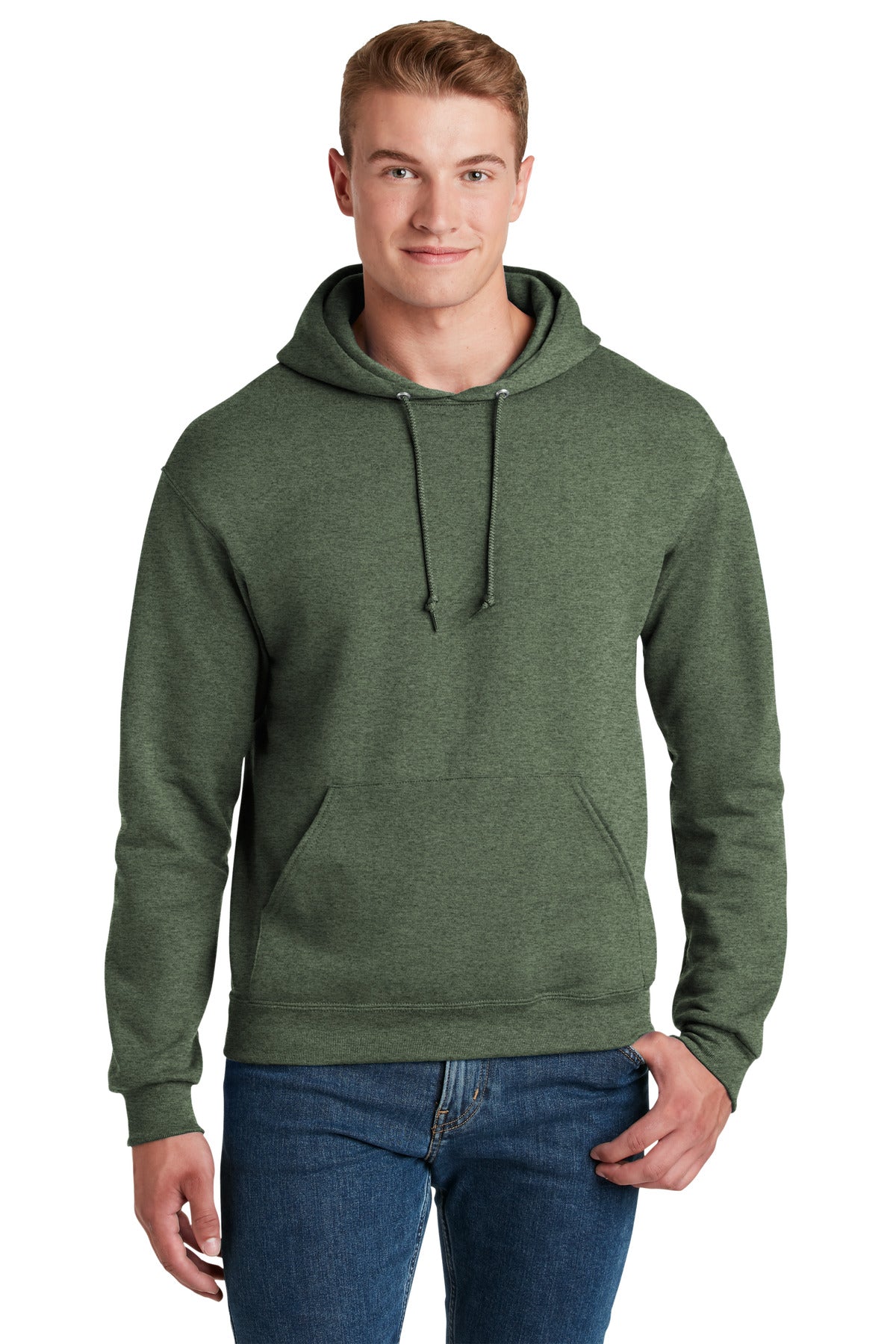 996M-MilitaryGreenHeather-2XL