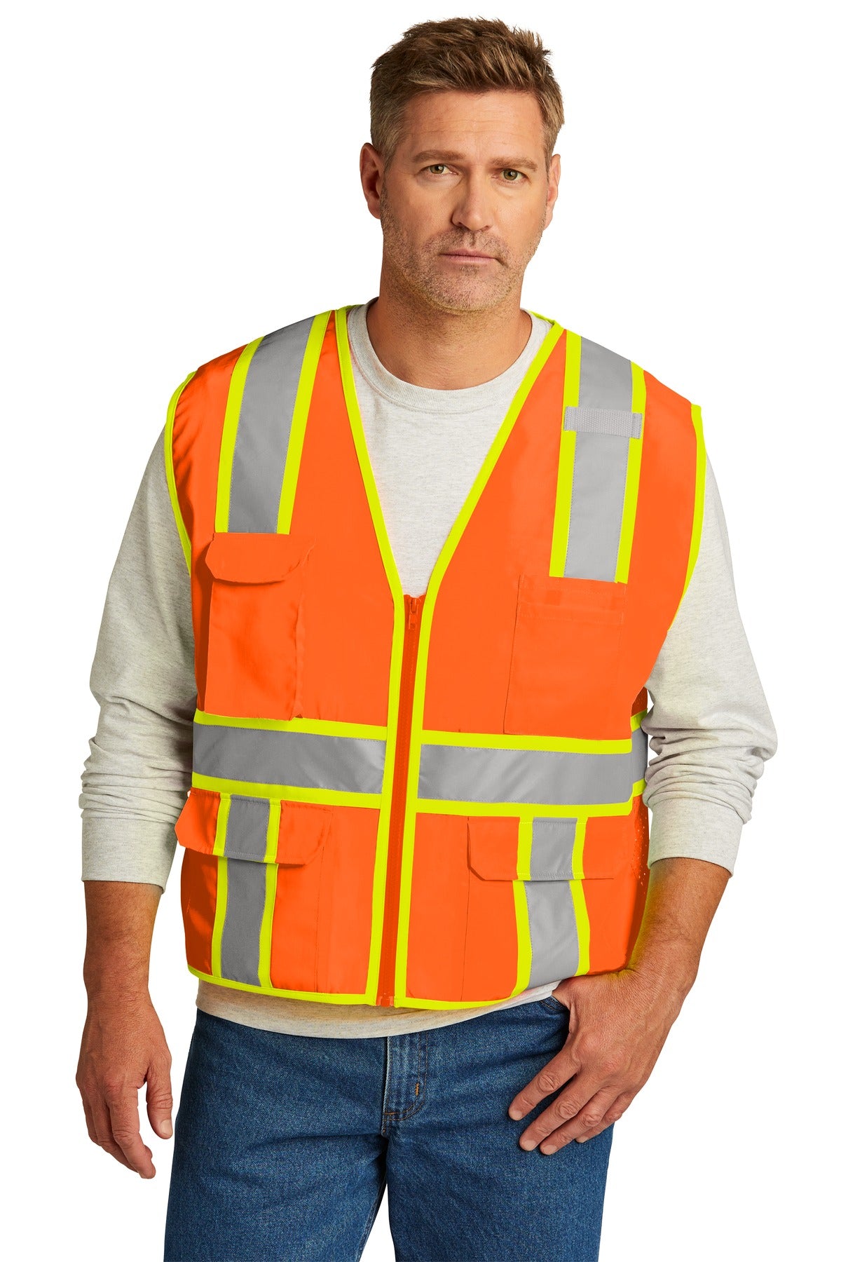 CSV105-SafetyOrange-S/M