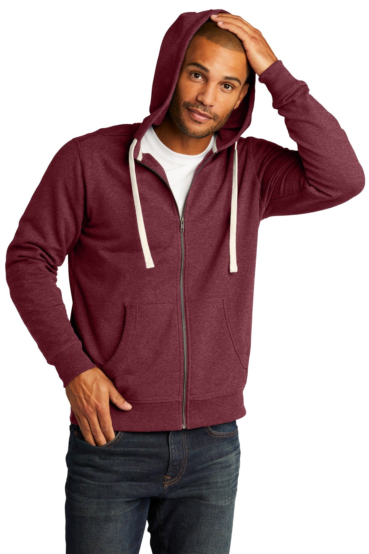 DT8102-MaroonHeather-XS