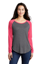 LST400LS-PinkRaspberryHeatherDarkGreyHeather-XS