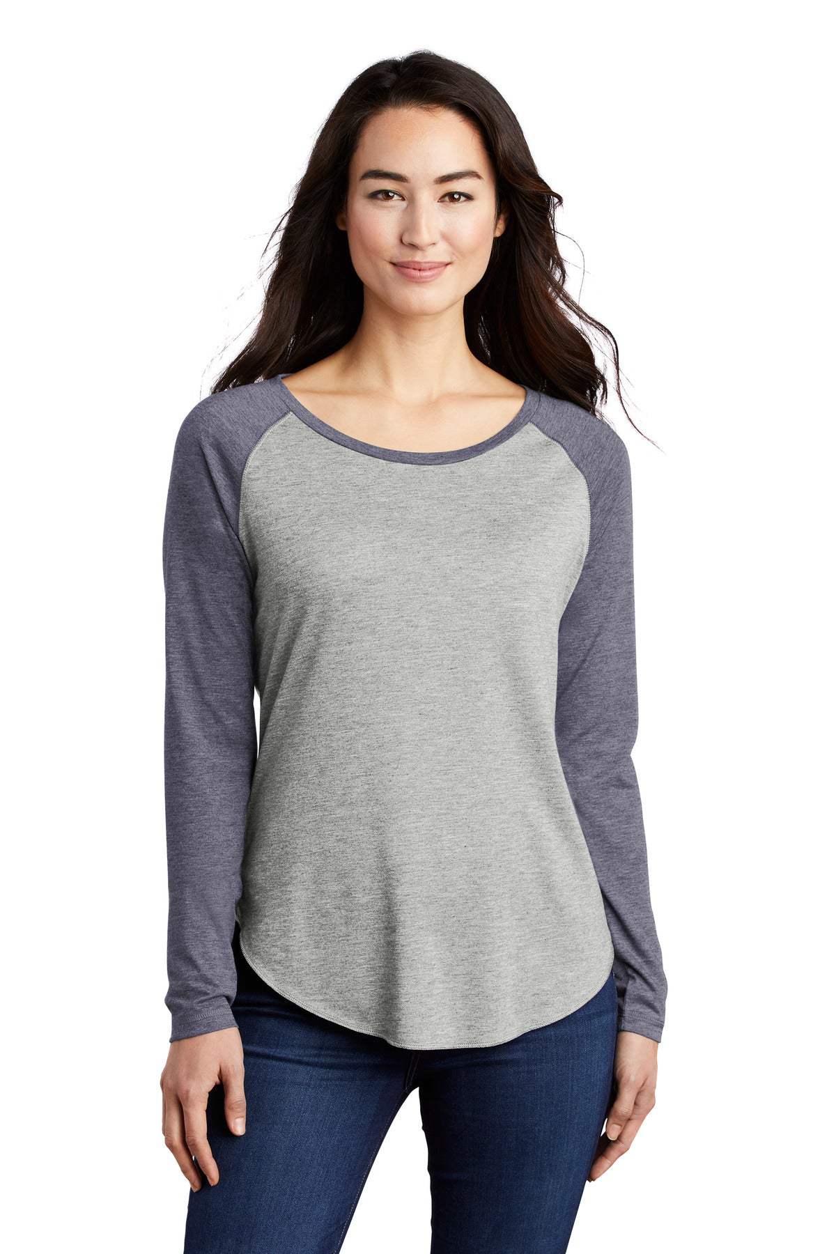 LST400LS-TrueNavyHeatherLightGreyHeather-XS