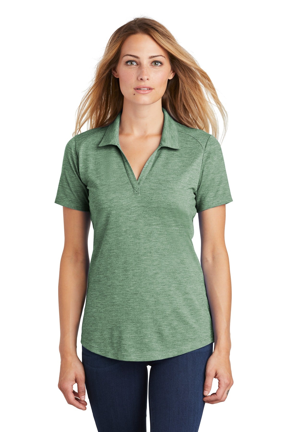 LST405-ForestGreenHeather-XS