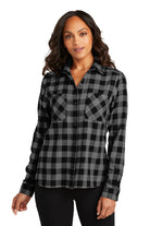 LW669-GreyBlackBuffaloCheck-XS