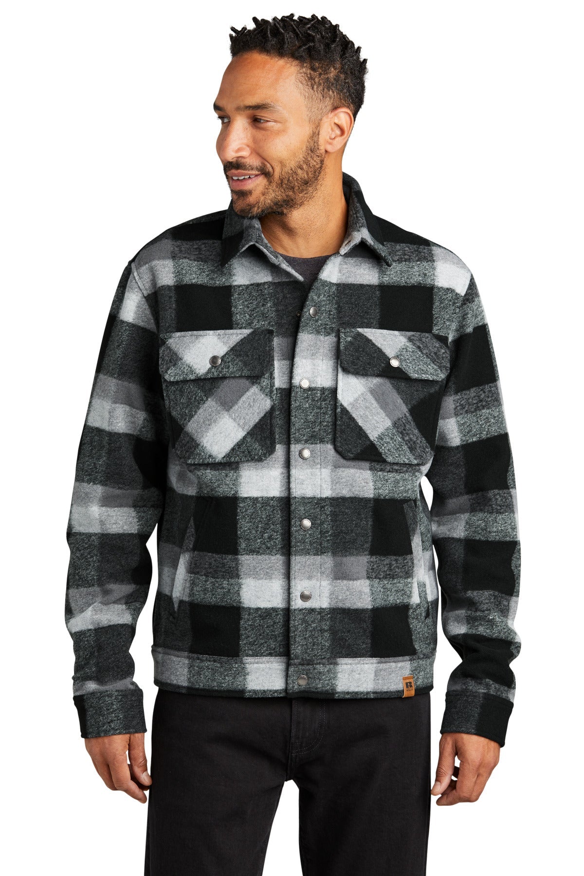 RU550-DeepBlackPlaid-XS