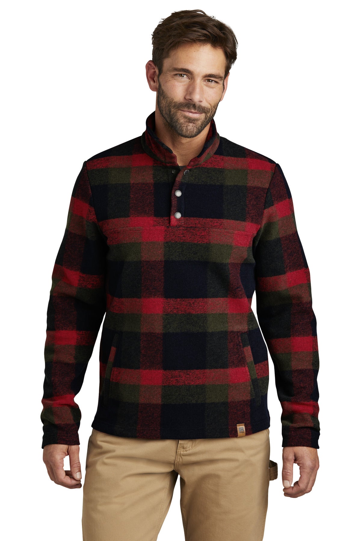 RU551-RedPlaid-XS