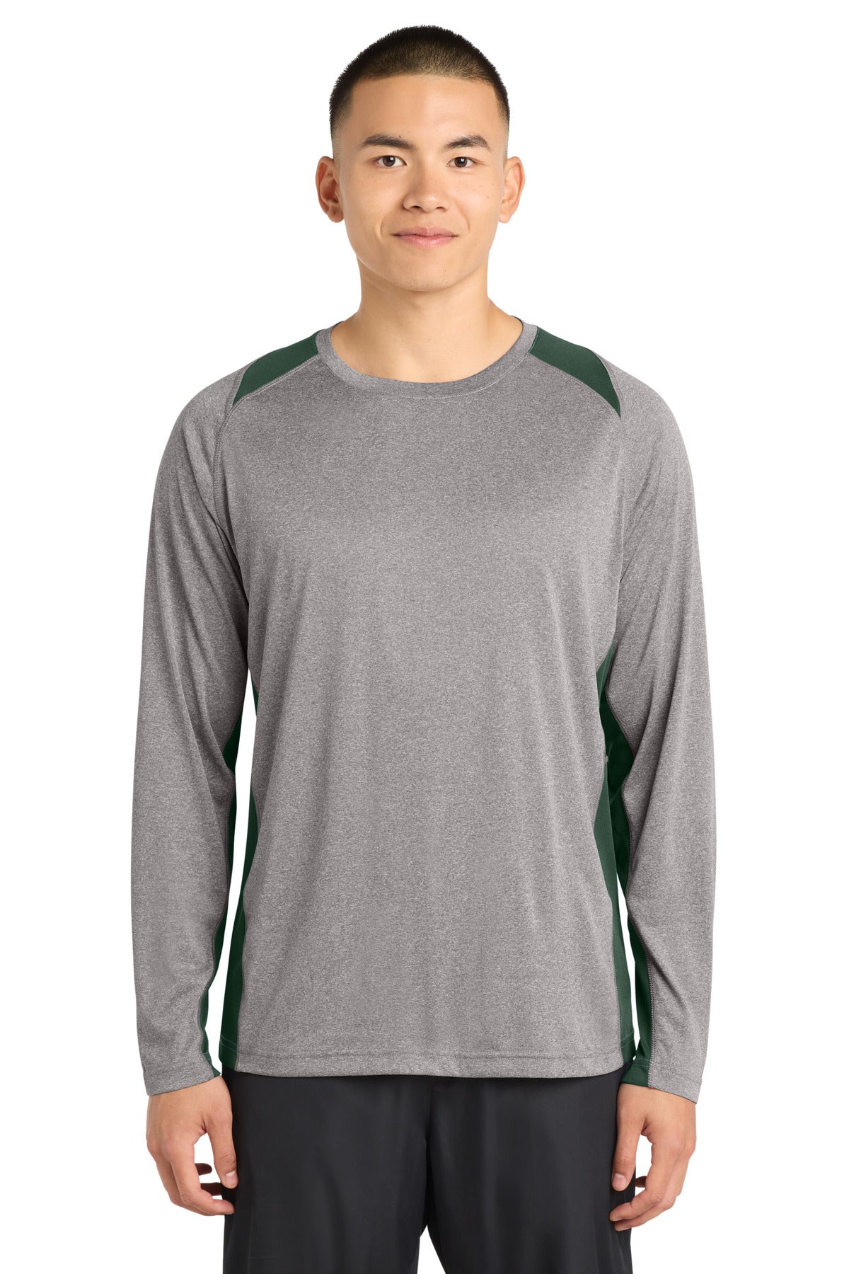 ST361LS-VintageHeatherForestGreen-XS