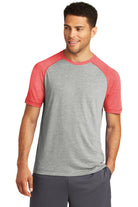 ST400-TrueRedHeatherLightGreyHeather-XS