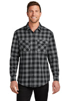 W668-GreyBlackBuffaloCheck-2XL